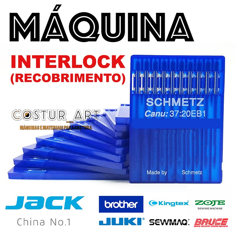 Agulhas Para Máquina de Costura Overlock Industrial (Corte e Cose) - Schmetz