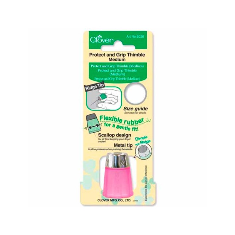 Dedal em Silicone M - CLOVER