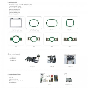 Máquina de Bordar FORTEVER FT-1501PRO(400x600mm)LS