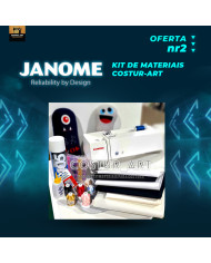 JANOME MEMORY CRAFT 450E + Software Artist Digitizer C/ Oferta da Formação Online e Kit de Materiais