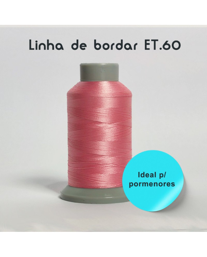 Linhas de Bordar á Máquina - Polyester ET.60 (1500M) p/ Pormenores