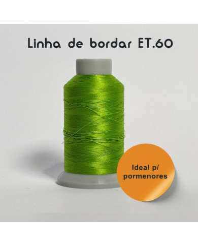 Linhas de Bordar á Máquina - Polyester ET.60 (1500M) p/ Pormenores