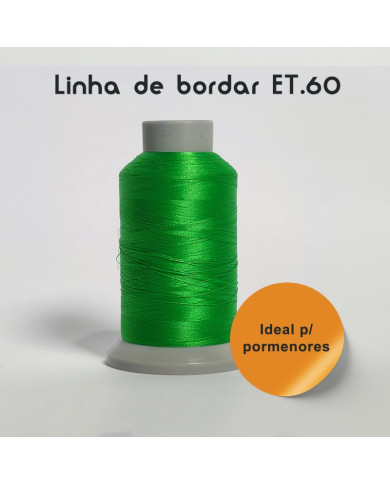 Linhas de Bordar á Máquina - Polyester ET.60 (1500M) p/ Pormenores