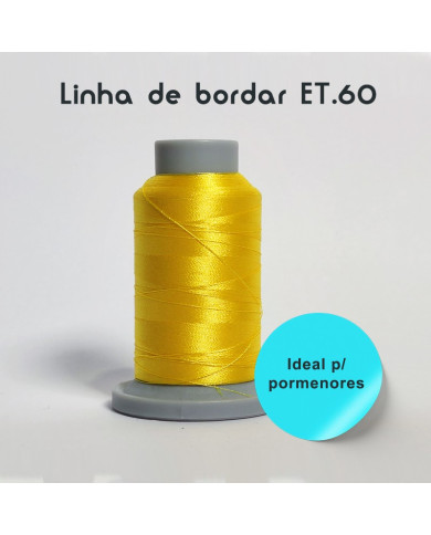 Linhas de Bordar á Máquina - Polyester ET.60 (1500M) p/ Pormenores