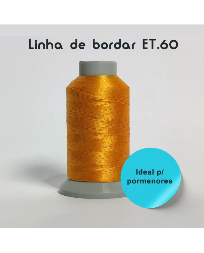 Linhas de Bordar á Máquina - Polyester ET.60 (1500M) p/ Pormenores