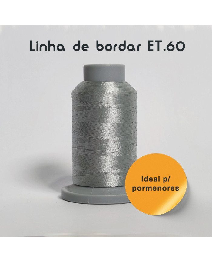 Linhas de Bordar á Máquina - Polyester ET.60 (1500M) p/ Pormenores