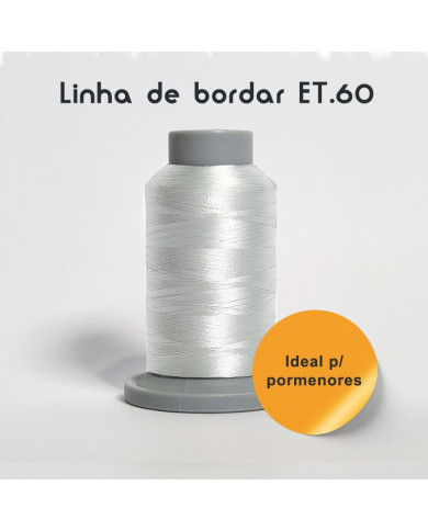 Linhas de Bordar á Máquina - Polyester ET.60 (1500M) p/ Pormenores