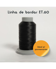 Linhas de Bordar á Máquina - Polyester ET.60 (1500M) p/ Pormenores