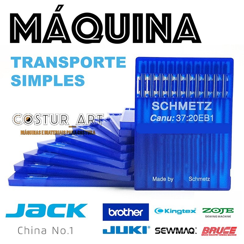 Agulhas Para Máquina de Costura Industrial (Transporte Simples) - Schmetz